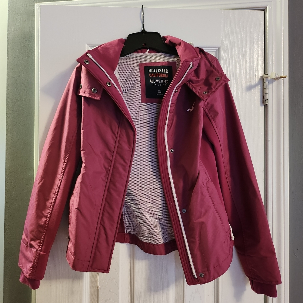 Hollister all weather jacket xs